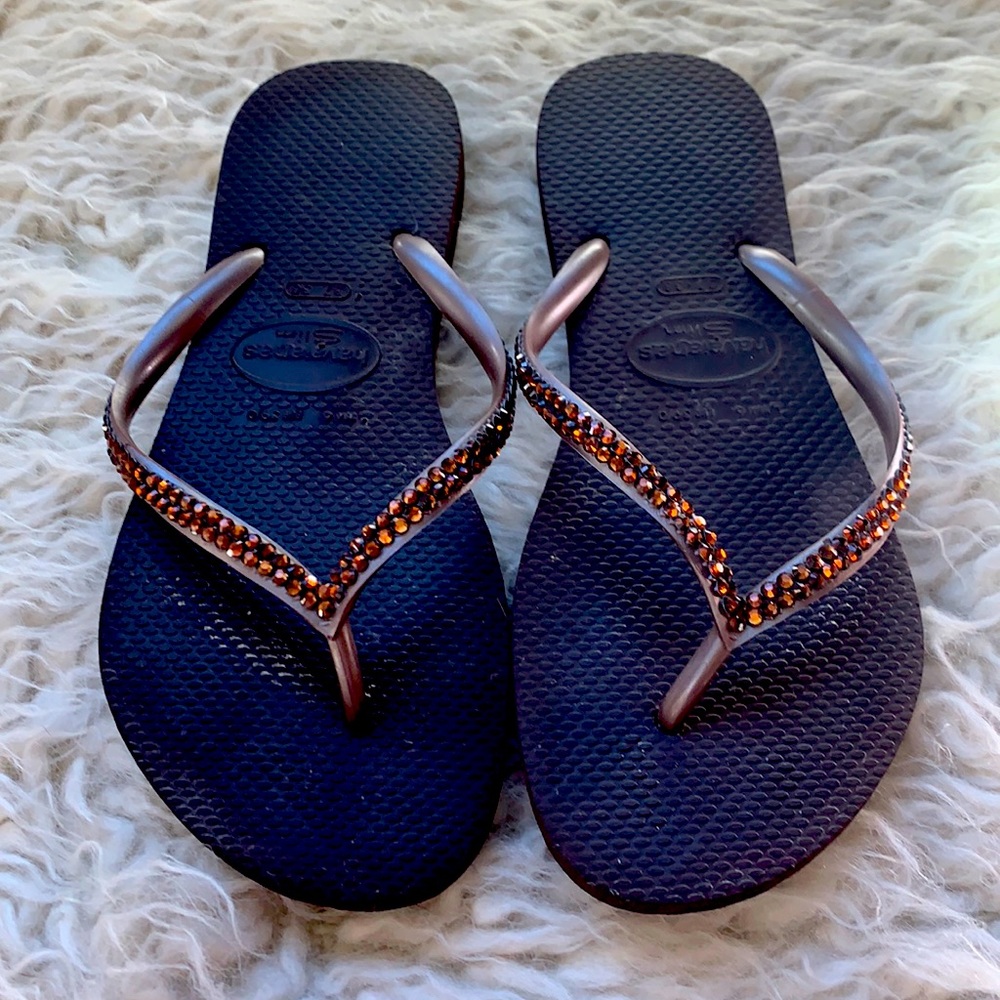 Lori Jack Swarovski crystal Havaianas